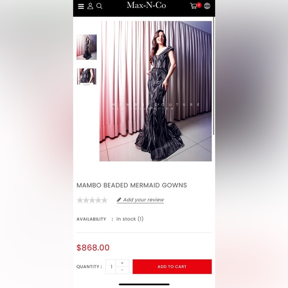 Jadore elegant Evening Gown - Picture 2 of 2